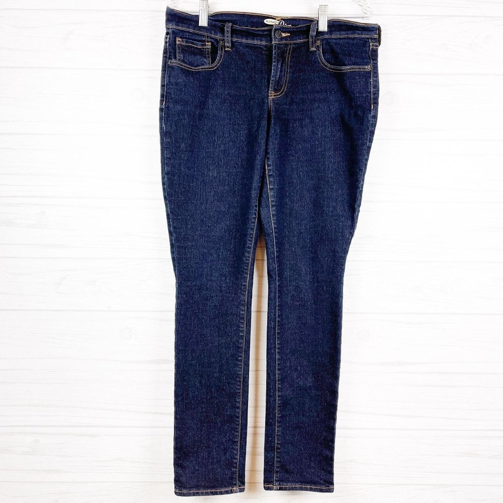 Old Navy The Diva Dark Blue Jeans 8 Long
